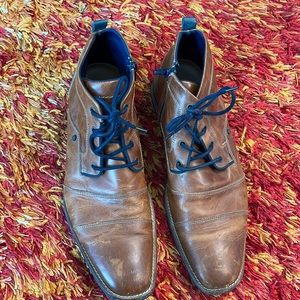 KRAMERR Tan Leather Chukka Boots
